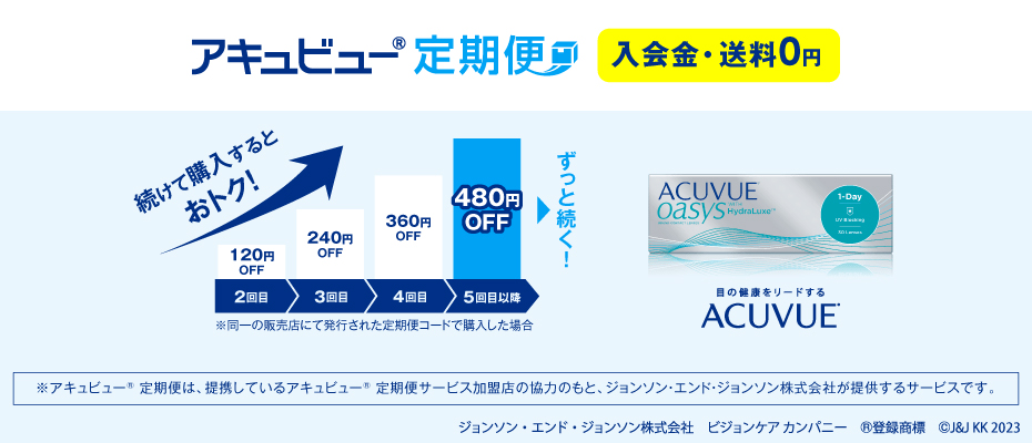 続けて購入するとおトク！